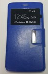 ZTE Blade V220 Leather Case with Window & Silicone Back Cover (Blue) (OEM) ZTE Blade V220 Leather Case with Window & Silicone Back Cover (Blue) (OEM)