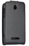 Sony Xperia E dual Δερμάτινη θήκη Flip Μαύρη (OEM) Sony Xperia E dual Δερμάτινη θήκη Flip Μαύρη (OEM)