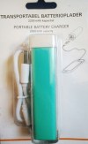 Power Bank lipstick 2200mAh - Turquoise (OEM) Power Bank lipstick 2200mAh - Turquoise (OEM)