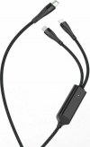 Καλώδιο σύνδεσης Hoco U102 Super 100W 2 σε 1 USB-C σε 2χUSB-C για Γρήγορη Φόρτιση 20V/5A Μαύρο 1.2m Καλώδιο σύνδεσης Hoco U102 Super 100W 2 σε 1 USB-C σε 2χUSB-C για Γρήγορη Φόρτιση 20V/5A Μαύρο 1.2m
