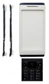 Sony Ericsson U10 Aino Πρόσοψη με πλαϊνά & πληκτρολόγιο Λευκή (Bulk)