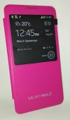 Samsung Galaxy Note 3 N9005 - Case with Window and Back Plastic Cover - Pink (OEM) Samsung Galaxy Note 3 N9005 - Case with Window and Back Plastic Cover - Pink (OEM)