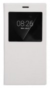 Leather Case With Window And Silicone Back Cover for Doogee F5 White (OEM)