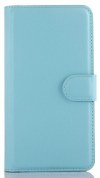 ZTE Blade A460 Leather Wallet Case with Plastic Back Cover (Light Blue) (OEM) ZTE Blade A460 Leather Wallet Case with Plastic Back Cover (Light Blue) (OEM)