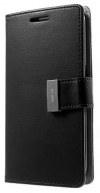 Samsung Galaxy Note Edge N915F Flip Rich Diary Case - Goospery (Black) (Goospery) Samsung Galaxy Note Edge N915F Flip Rich Diary Case - Goospery (Black) (Goospery)