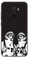 Θήκη TPU Gel για Xiaomi Pocophone F1 Γάτες Αστροναύτες (OEM) Θήκη TPU Gel για Xiaomi Pocophone F1 Γάτες Αστροναύτες (OEM)
