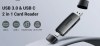 UGREEN Αναγνώστης καρτών μνήμης USB-A & USB-C 2-σε-1 ( A-12) UGREEN Αναγνώστης καρτών μνήμης USB-A & USB-C 2-σε-1 ( A-12)