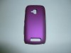 Nokia Lumia 610 Purple hybrid rubber skin back case Nokia Lumia 610 Purple hybrid rubber skin back case