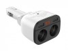 Φορτιστής Αυτοκινήτου με 2 υποδοχές, 2 θύρες USB και οθόνη LED, διαστάσεις 12.7x6.3x4.3 εκατοστά, Hoco Z-28 Φορτιστής Αυτοκινήτου με 2 υποδοχές, 2 θύρες USB και οθόνη LED, διαστάσεις 12.7x6.3x4.3 εκατοστά, Hoco Z-28