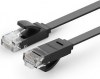 Ugreen Flat U/UTP Cat.6 Καλώδιο Δικτύου Ethernet 0.5m Μαύρο Ugreen Flat U/UTP Cat.6 Καλώδιο Δικτύου Ethernet 0.5m Μαύρο