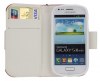 Galaxy S III mini i8190 Δερμάτινη Θήκη Πορτοφόλι Άσπρη Galaxy S III mini i8190 Δερμάτινη Θήκη Πορτοφόλι Άσπρη