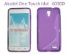 Θήκη Σιλικόνης Mώβ για Alcatel OT6030/idol (OEM) Θήκη Σιλικόνης Mώβ για Alcatel OT6030/idol (OEM)