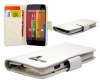 Motorola Moto G / Moto G X1032 - Δερμάτινη Θήκη Πορτοφόλι Λευκή (OEM) Motorola Moto G / Moto G X1032 - Δερμάτινη Θήκη Πορτοφόλι Λευκή (OEM)