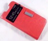ZTE Blade Apex 2 Leather Stand Case with Window (Red) (OEM) ZTE Blade Apex 2 Leather Stand Case with Window (Red) (OEM)