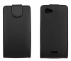 Flip Leather Case For Sony Xperia L Black (OEM) Flip Leather Case For Sony Xperia L Black (OEM)