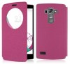 LG G4 Beat / G4S H735 - Δερμάτινη Stand θήκη Με Παραθυράκι Και Πίσω Πλαστικό Κάλυμμα Ρόζ (OEM) LG G4 Beat / G4S H735 - Δερμάτινη Stand θήκη Με Παραθυράκι Και Πίσω Πλαστικό Κάλυμμα Ρόζ (OEM)