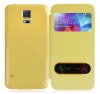 Samsung Galaxy S5 G900 - S-View Flip Θήκη Με Πίσω Καπάκι Μπαταρίας - Κίτρινο (OEM) Samsung Galaxy S5 G900 - S-View Flip Θήκη Με Πίσω Καπάκι Μπαταρίας - Κίτρινο (OEM)