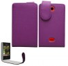 Nokia Asha 503 - Δερμάτινη Θήκη Flip Μώβ (OEM) Nokia Asha 503 - Δερμάτινη Θήκη Flip Μώβ (OEM)