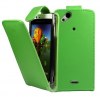 Sony Ericsson Xperia Arc X12 / Arc S Leather Flip Case Green Sony Ericsson Xperia Arc X12 / Arc S Leather Flip Case Green