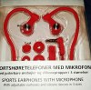 Ακουστικά Hands free Άθλησης με μικρόφωνο - Κόκκινο (ΟΕΜ) Ακουστικά Hands free Άθλησης με μικρόφωνο - Κόκκινο (ΟΕΜ)