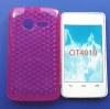 Θήκη TPU Gel Diamond για Alcatel One Touch T΄POP OT4010D Ρόζ (OEM) Θήκη TPU Gel Diamond για Alcatel One Touch T΄POP OT4010D Ρόζ (OEM)