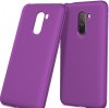 TPU Luxury Back Cover Case Anti-Fingerprint Fundas for Xiaomi Pocophone F1 Purple TPU Luxury Back Cover Case Anti-Fingerprint Fundas for Xiaomi Pocophone F1 Purple