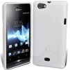 Sony Xperia Miro ST23i S-Line TPU Silicone Case (White)