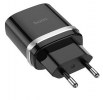 Hoco C12Q Smart Quick Charger (USB, Black) – 18W PD & QC3 Fast Charging C58A (C12Q Smart)