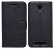 Book Case Ancus Teneo With TPU Back Cover for Doogee Valencia 2 Y100 / Y100 Pro Black (Ancus)