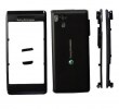Black Full Case Cover for Sony Ericsson Aino U10 / U10i