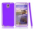 Samsung Galaxy Note 3 N9000 Clear TPU Silicone Case (Purple) (OEM)