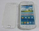Galaxy S Duos S7562 - Προστατευτική TPU Gel Θήκη Με Μπροστά Κάλυμμα Διαφανής (ΟΕΜ)