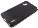 LG Optimus G E975 S-Line TPU Gel Silicone Case (Black) (OEM)