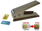 Micro SIM microsim Cutter