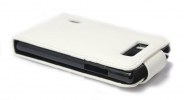 LG Optimus L7 P700 Flip Leather Case (White)