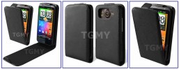 Δερμάτινη Θήκη Flip για HTC DESIRE HD G10 Μαύρο (ΟΕΜ)