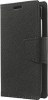 Samsung A40 Leather Wallet Case with Clasp - Black