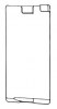 Sony Xperia X Performance Adhesive for LCD Frame (Ανταλλακτικό) (Bulk)