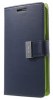Samsung Galaxy Note Edge N915F Flip Rich Diary Goospery Case - Blue-Green (Goospery)
