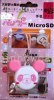 Panda USB 2.0 MicroSD Card Reader (Pink) (OEM)