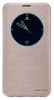Samsung Galaxy S6 Edge Plus G928F - Θήκη Book S-View Nillkin Sparkle Leather Χρυσαφί με ενεργό S-View