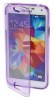 Samsung Galaxy S6 G920F - TPU GEL Case With Front Cover Transparent Purple (OEM)