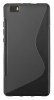 Huawei Ascend P8 Lite TPU Gel Case with S-Line (Black) (OEM)