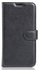 Xiaomi Redmi 4X Leather Wallet Case with Silicone Back Cover - Black (OEM)