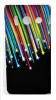 Huawei Ascend Y300 Hard Back Cover Case Black with Colorful Stars OEM