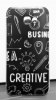 Θήκη TPU GEL για Samsung Galaxy A7 (2017) A720F Διαφανής & business creative design (ΟΕΜ)