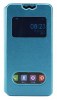 ZTE Blade L2 - Δερμάτινη Filp Θήκη Με Παραθυράκια Τιρκουάζ (ΟΕΜ)