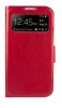 Samsung Galaxy S4 i9505 S-View Flip Case Battery Back Cover - Κόκκινο (OEM)