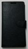 Sony Xperia E3 Leather Wallet Stand Case with Silicone Back Cover (Black) (OEM)