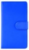 Sony Xperia E4g - Δερμάτινη Θήκη Πορτοφόλι Μπλέ (OEM)